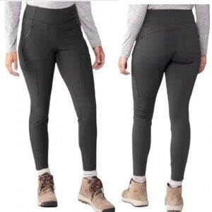Athleta Headlands Hybrid Cargo II Tight – Mountain Olive (Gray-Green), Size 4
